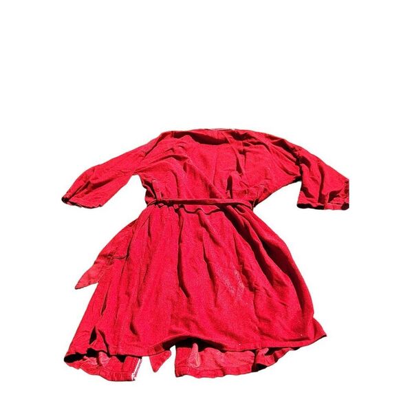 Vintage Sears The Men's Store Robe Sz 36-48 Red Casual Sleepwear Loungewear - Picture 7 of 7
